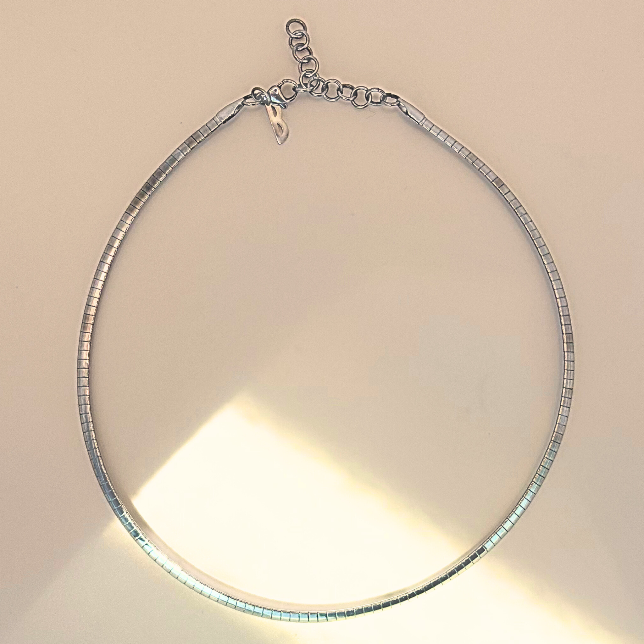 Small Snake ketting Zilver