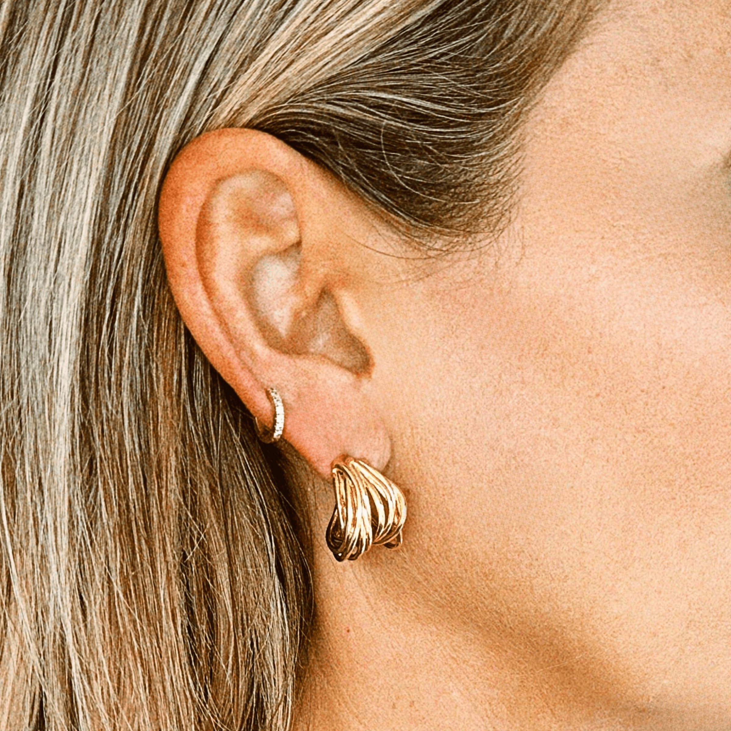 Wavy oorringen - Oorbellen - BANDIT JEWEL JUNKIE