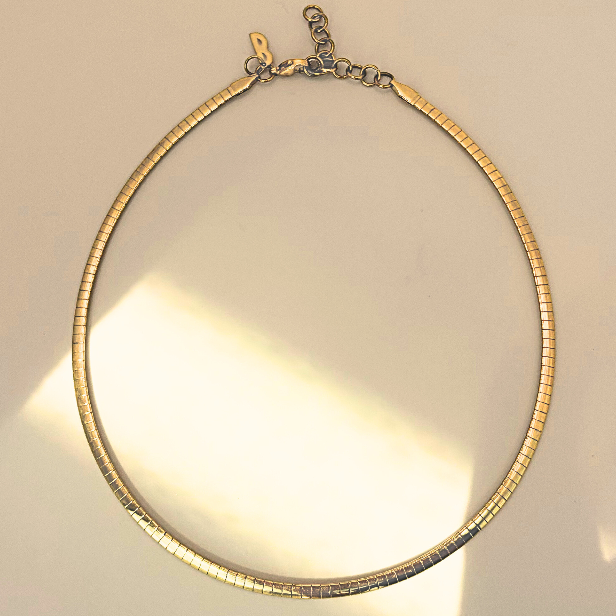 Small Snake ketting Goud
